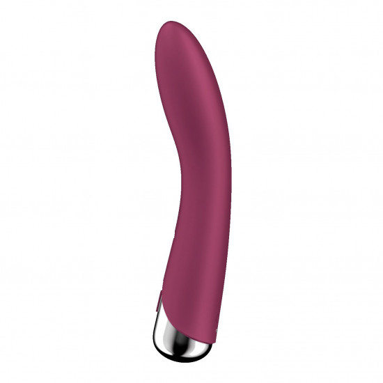 Вібратор точки G з обертанням Satisfyer Spinning Vibe 1 Red, 2 мотори Вібратор точки G з обертанням Satisfyer Spinning Vibe 1 Red, 2 мотори