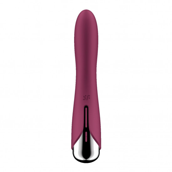 Вібратор точки G з обертанням Satisfyer Spinning Vibe 1 Red, 2 мотори Вібратор точки G з обертанням Satisfyer Spinning Vibe 1 Red, 2 мотори
