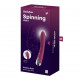 Вібратор точки G з обертанням Satisfyer Spinning Vibe 1 Red, 2 мотори Вібратор точки G з обертанням Satisfyer Spinning Vibe 1 Red, 2 мотори