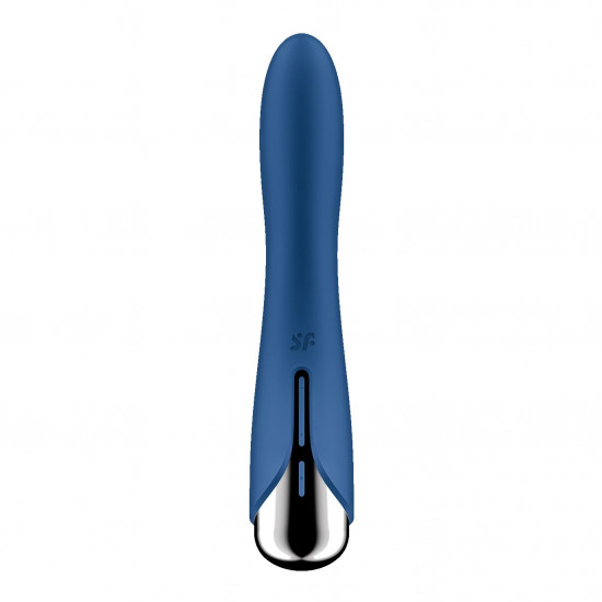 Вібратор точки G з обертанням Satisfyer Spinning Vibe 1 Blue, 2 мотори Вібратор точки G з обертанням Satisfyer Spinning Vibe 1 Blue, 2 мотори