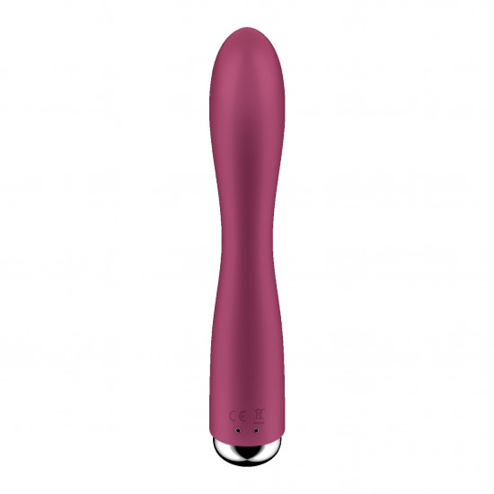 Вібратор-кролик з ротацією Satisfyer Spinning Rabbit 1 Red, 3 мотори Вібратор-кролик з ротацією Satisfyer Spinning Rabbit 1 Red, 3 мотори