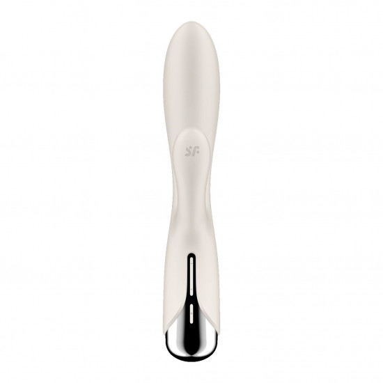 Вібратор-кролик з ротацією Satisfyer Spinning Rabbit 1 Beige, 3 мотори Вібратор-кролик з ротацією Satisfyer Spinning Rabbit 1 Beige, 3 мотори
