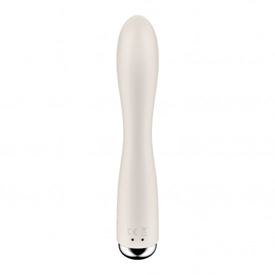 Вібратор-кролик з ротацією Satisfyer Spinning Rabbit 1 Beige, 3 мотори Вібратор-кролик з ротацією Satisfyer Spinning Rabbit 1 Beige, 3 мотори
