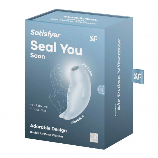 Вакуумний кліторальний стимулятор з вібрацією Satisfyer Seal You Soon, 2 незалежні мотори Вакуумний кліторальний стимулятор з вібрацією Satisfyer Seal You Soon, 2 незалежні мотори