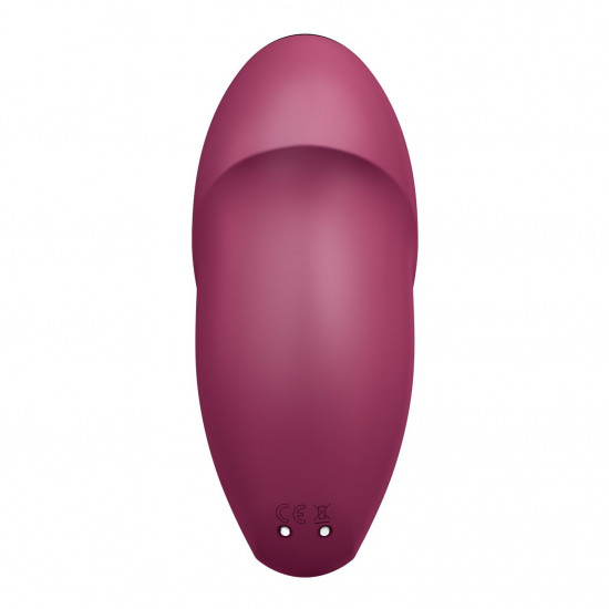 Вібростимулятор-пульсатор Satisfyer Tap & Climax 1 Red, ефект постукування пальцем, 2 мотори Вібростимулятор-пульсатор Satisfyer Tap & Climax 1 Red, ефект постукування пальцем, 2 мотори