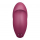 Вібростимулятор-пульсатор Satisfyer Tap & Climax 1 Red, ефект постукування пальцем, 2 мотори Вібростимулятор-пульсатор Satisfyer Tap & Climax 1 Red, ефект постукування пальцем, 2 мотори