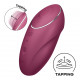 Вібростимулятор-пульсатор Satisfyer Tap & Climax 1 Red, ефект постукування пальцем, 2 мотори Вібростимулятор-пульсатор Satisfyer Tap & Climax 1 Red, ефект постукування пальцем, 2 мотори