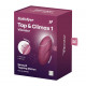 Вібростимулятор-пульсатор Satisfyer Tap & Climax 1 Red, ефект постукування пальцем, 2 мотори Вібростимулятор-пульсатор Satisfyer Tap & Climax 1 Red, ефект постукування пальцем, 2 мотори