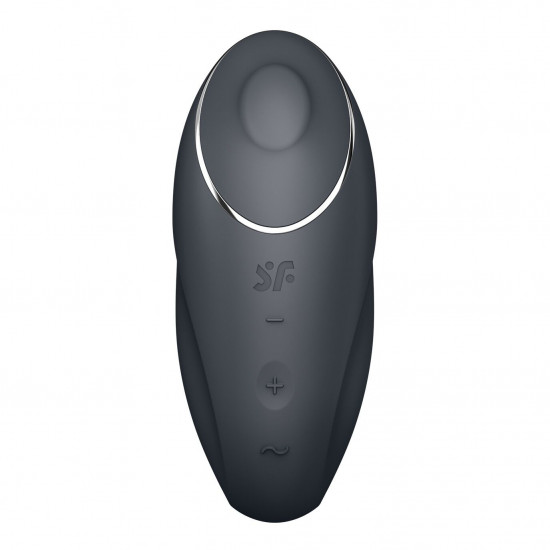 Вібростимулятор-пульсатор Satisfyer Tap & Climax 1 Grey, ефект постукування пальцем, 2 мотори Вібростимулятор-пульсатор Satisfyer Tap & Climax 1 Grey, ефект постукування пальцем, 2 мотори