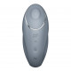 Вібростимулятор-пульсатор Satisfyer Tap & Climax 1 Bluegrey, ефект постукування пальцем, 2 мотори Вібростимулятор-пульсатор Satisfyer Tap & Climax 1 Bluegrey, ефект постукування пальцем, 2 мотори