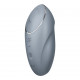 Вібростимулятор-пульсатор Satisfyer Tap & Climax 1 Bluegrey, ефект постукування пальцем, 2 мотори Вібростимулятор-пульсатор Satisfyer Tap & Climax 1 Bluegrey, ефект постукування пальцем, 2 мотори