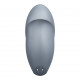 Вібростимулятор-пульсатор Satisfyer Tap & Climax 1 Bluegrey, ефект постукування пальцем, 2 мотори Вібростимулятор-пульсатор Satisfyer Tap & Climax 1 Bluegrey, ефект постукування пальцем, 2 мотори