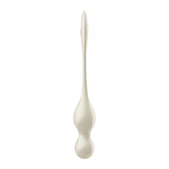 Вагінальні смарт-кульки з вібрацією Satisfyer Love Birds 1 Connect App White, 78 г Вагінальні смарт-кульки з вібрацією Satisfyer Love Birds 1 Connect App White, 78 г