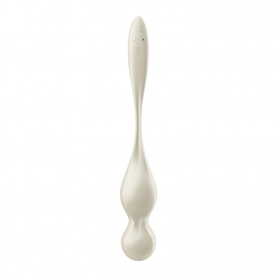 Вагінальні смарт-кульки з вібрацією Satisfyer Love Birds 1 Connect App White, 78 г Вагінальні смарт-кульки з вібрацією Satisfyer Love Birds 1 Connect App White, 78 г