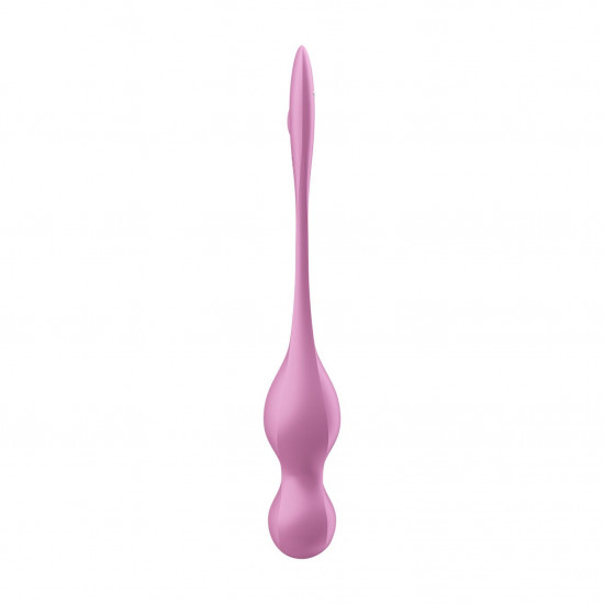 Вагінальні смарт-кульки з вібрацією Satisfyer Love Birds 1 Connect App Pink, 78 г Вагінальні смарт-кульки з вібрацією Satisfyer Love Birds 1 Connect App Pink, 78 г