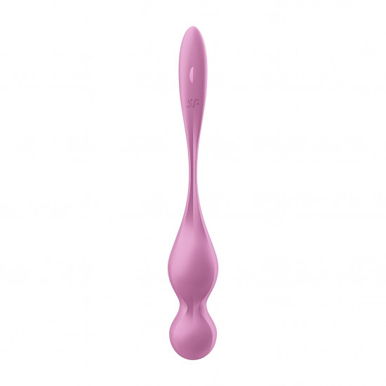 Вагінальні смарт-кульки з вібрацією Satisfyer Love Birds 1 Connect App Pink, 78 г Вагінальні смарт-кульки з вібрацією Satisfyer Love Birds 1 Connect App Pink, 78 г
