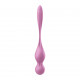 Вагінальні смарт-кульки з вібрацією Satisfyer Love Birds 1 Connect App Pink, 78 г Вагінальні смарт-кульки з вібрацією Satisfyer Love Birds 1 Connect App Pink, 78 г