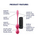 Вагінальні смарт-кульки з вібрацією Satisfyer Love Birds 2 Connect App Red, 86 г, пульт ДК Вагінальні смарт-кульки з вібрацією Satisfyer Love Birds 2 Connect App Red, 86 г, пульт ДК