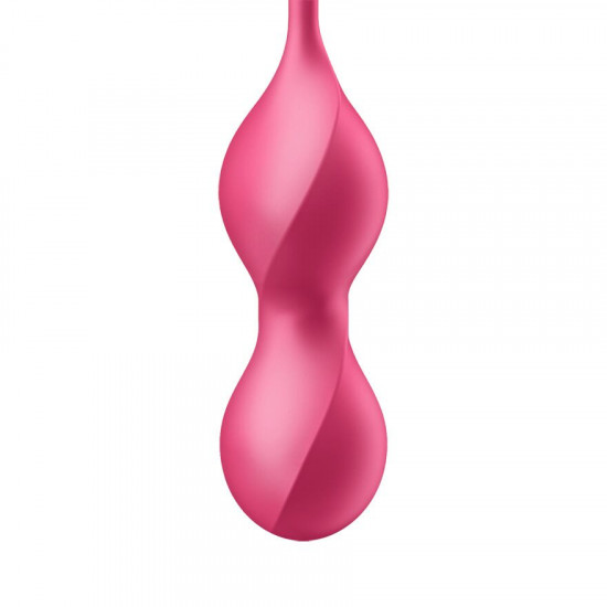 Вагінальні смарт-кульки з вібрацією Satisfyer Love Birds 2 Connect App Red, 86 г, пульт ДК Вагінальні смарт-кульки з вібрацією Satisfyer Love Birds 2 Connect App Red, 86 г, пульт ДК