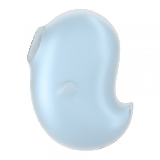 Вакуумний кліторальний стимулятор з вібрацією Satisfyer Cutie Ghost Blue Вакуумний кліторальний стимулятор з вібрацією Satisfyer Cutie Ghost Blue