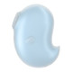Вакуумний кліторальний стимулятор з вібрацією Satisfyer Cutie Ghost Blue Вакуумний кліторальний стимулятор з вібрацією Satisfyer Cutie Ghost Blue