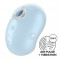 Вакуумний кліторальний стимулятор з вібрацією Satisfyer Cutie Ghost Blue