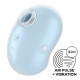 Вакуумний кліторальний стимулятор з вібрацією Satisfyer Cutie Ghost Blue Вакуумний кліторальний стимулятор з вібрацією Satisfyer Cutie Ghost Blue