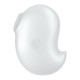 Вакуумний кліторальний стимулятор з вібрацією Satisfyer Cutie Ghost White Вакуумний кліторальний стимулятор з вібрацією Satisfyer Cutie Ghost White