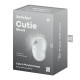 Вакуумний кліторальний стимулятор з вібрацією Satisfyer Cutie Ghost White Вакуумний кліторальний стимулятор з вібрацією Satisfyer Cutie Ghost White
