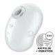 Вакуумний кліторальний стимулятор з вібрацією Satisfyer Cutie Ghost White Вакуумний кліторальний стимулятор з вібрацією Satisfyer Cutie Ghost White