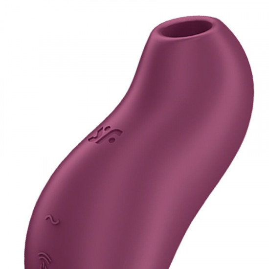 Вакуумний кліторальний стимулятор з вібрацією Satisfyer Pocket Pro 1 Purple Вакуумний кліторальний стимулятор з вібрацією Satisfyer Pocket Pro 1 Purple