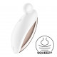 Вібратор для зовнішньої стимуляції Satisfyer Spot On 2 White, дуже потужний, гнучкий відросток Вібратор для зовнішньої стимуляції Satisfyer Spot On 2 White, дуже потужний, гнучкий відросток