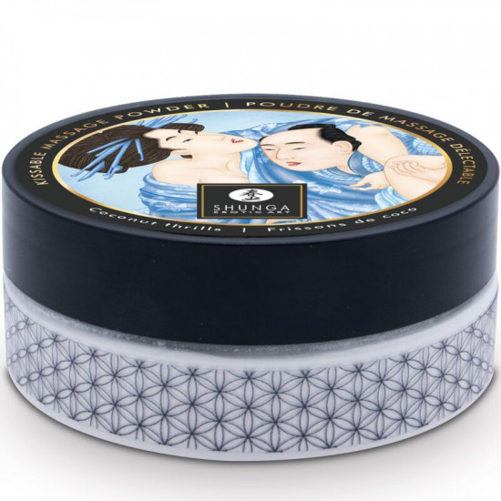 Смачна пудра для оральних пестощів Shunga Body Powder – Coconut Thrills (75 гр) Смачна пудра для оральних пестощів Shunga Body Powder – Coconut Thrills (75 гр)