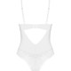 Боді Obsessive Alissium Teddy White, XL/2XL, ліф з м’якою чашкою, високі вирізи для ніг Боді Obsessive Alissium Teddy White, XL/2XL, ліф з м’якою чашкою, високі вирізи для ніг