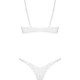 Комплект Obsessive Alissium 2-pcs set, M/L, мереживо, ліф з м’якою чашкою, трусики танга Комплект Obsessive Alissium 2-pcs set, M/L, мереживо, ліф з м’якою чашкою, трусики танга