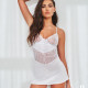 Пеньюар Obsessive Alissium chemise & thong, M/L, мереживний ліф, стрінги в комплекті Пеньюар Obsessive Alissium chemise & thong, M/L, мереживний ліф, стрінги в комплекті