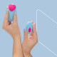 Вібратор у трусики FairyGasm HeartGem blue, на магніті, пульт ДК Вібратор у трусики FairyGasm HeartGem blue, на магніті, пульт ДК