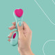 Вібратор у трусики FairyGasm HeartGem green, на магніті, пульт ДК Вібратор у трусики FairyGasm HeartGem green, на магніті, пульт ДК