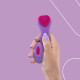 Вібратор у трусики FairyGasm HeartGem violet, на магніті, пульт ДК Вібратор у трусики FairyGasm HeartGem violet, на магніті, пульт ДК