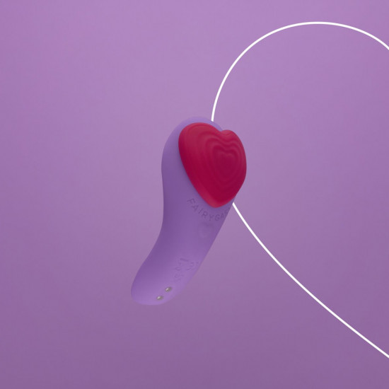 Вібратор у трусики FairyGasm HeartGem violet, на магніті, пульт ДК Вібратор у трусики FairyGasm HeartGem violet, на магніті, пульт ДК