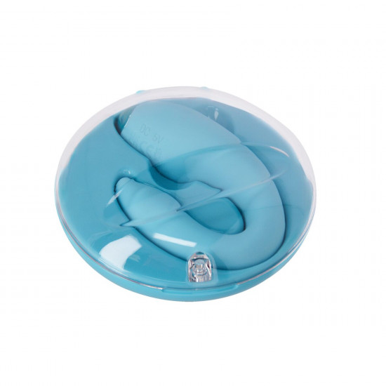 Вібратор для пар FairyGasm PleasureBerry blue, зарядний кейс, пульт ДК Вібратор для пар FairyGasm PleasureBerry blue, зарядний кейс, пульт ДК
