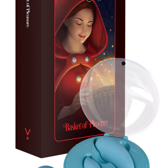 Вібратор для пар FairyGasm PleasureBerry blue, зарядний кейс, пульт ДК Вібратор для пар FairyGasm PleasureBerry blue, зарядний кейс, пульт ДК