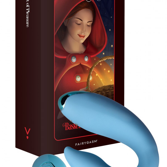 Вібратор для пар FairyGasm PleasureBerry blue, зарядний кейс, пульт ДК Вібратор для пар FairyGasm PleasureBerry blue, зарядний кейс, пульт ДК