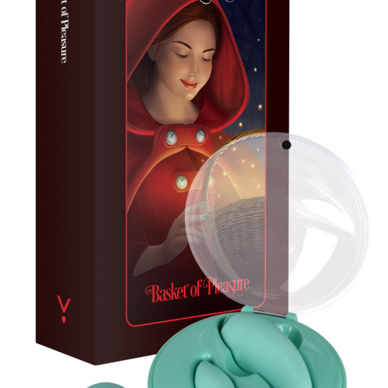 Вібратор для пар FairyGasm PleasureBerry green, зарядний кейс, пульт ДК Вібратор для пар FairyGasm PleasureBerry green, зарядний кейс, пульт ДК