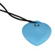Мінівібратор «Сердечко» FairyGasm PleasureStone blue, 9 режимів, на шнурку Мінівібратор «Сердечко» FairyGasm PleasureStone blue, 9 режимів, на шнурку