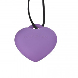 Мінівібратор «Сердечко» FairyGasm PleasureStone violet, 9 режимів, на шнурку