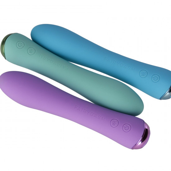 Вібратор з підігрівом FairyGasm WowGenie blue, підігрів до 42 °C Вібратор з підігрівом FairyGasm WowGenie blue, підігрів до 42 °C
