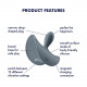 Анальна вібропробка Satisfyer Booty Absolute Beginners 2, для початківців, ввідна частина 3,5 см Анальна вібропробка Satisfyer Booty Absolute Beginners 2, для початківців, ввідна частина 3,5 см