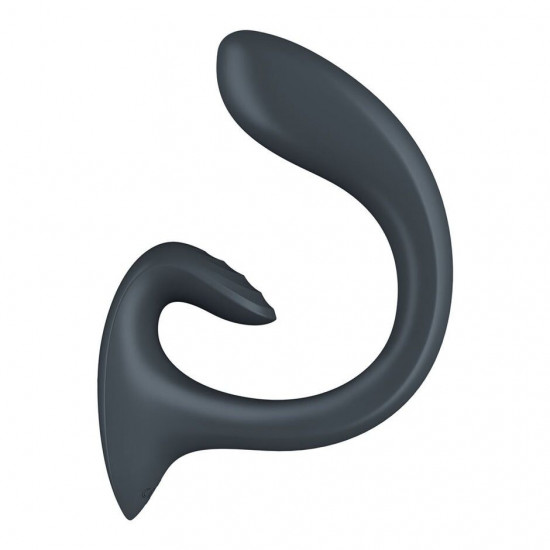 Вагінально-кліторальний вібратор Satisfyer G for Goddess 1 Dark Grey, 2 мотори Вагінально-кліторальний вібратор Satisfyer G for Goddess 1 Dark Grey, 2 мотори