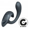 Вагінально-кліторальний вібратор Satisfyer G for Goddess 1 Dark Grey, 2 мотори
